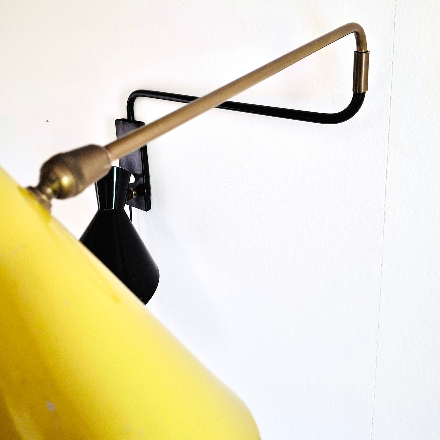 Luminaire, applique métal, années 60