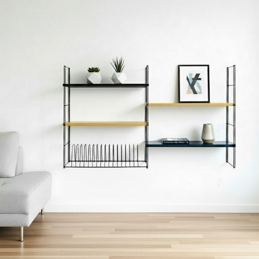 Étagère string en métal, années 60