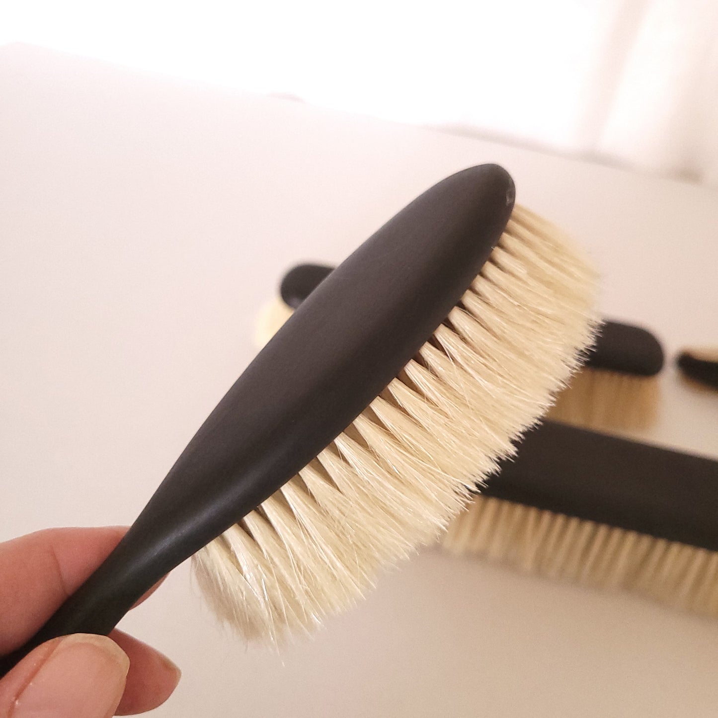 Nécessaire de toilette en ébène.