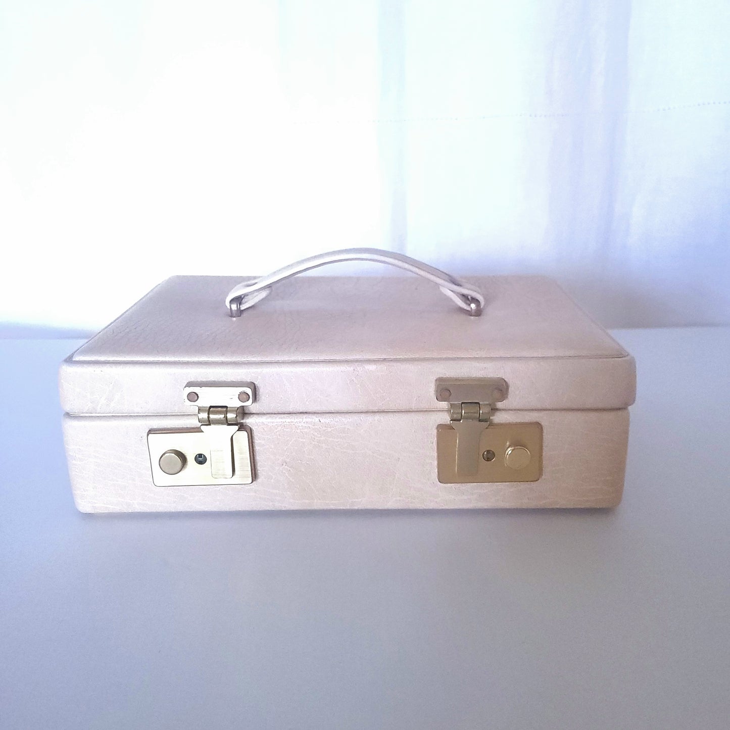 Mallette à bijoux en skaî. Années 70