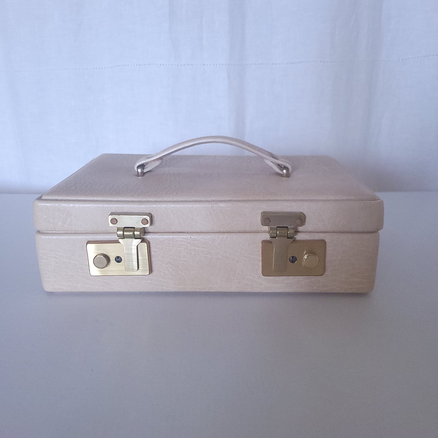 Mallette à bijoux en skaî. Années 70