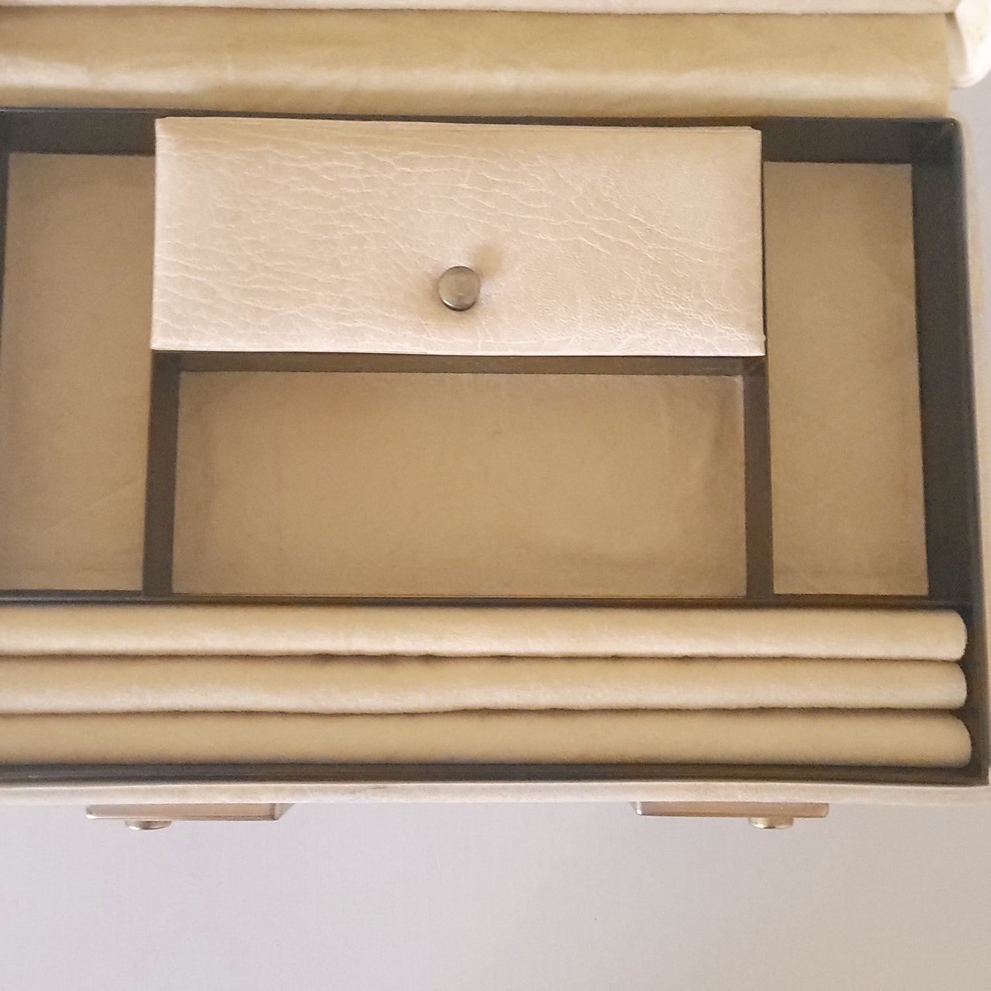 Mallette à bijoux en skaî. Années 70