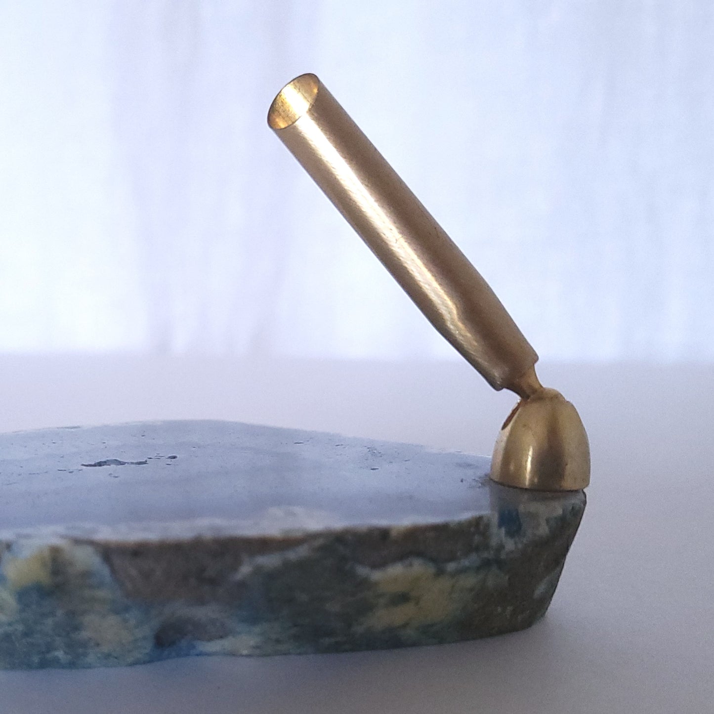 Porte stylo en agate