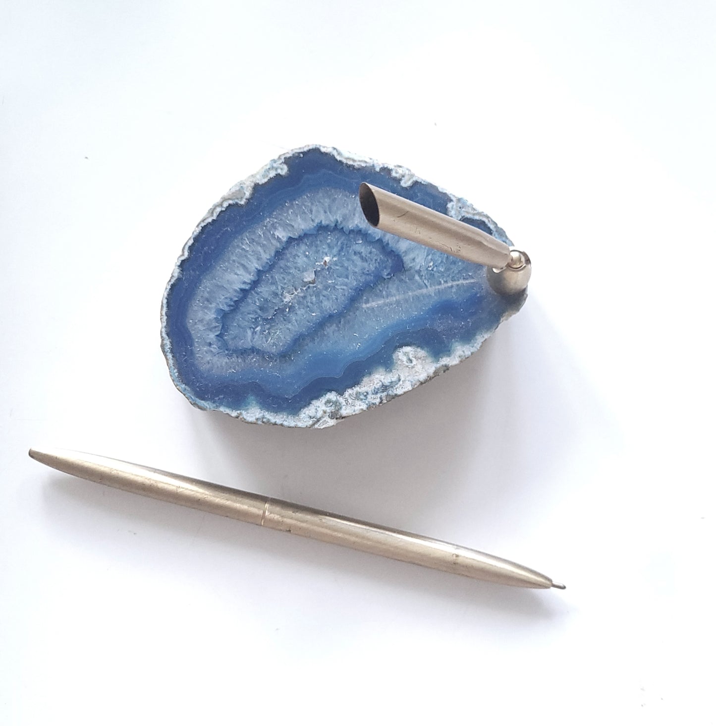 Porte stylo en agate