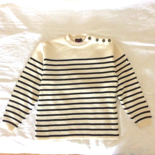 Pull marin enfant, fabriqué en France