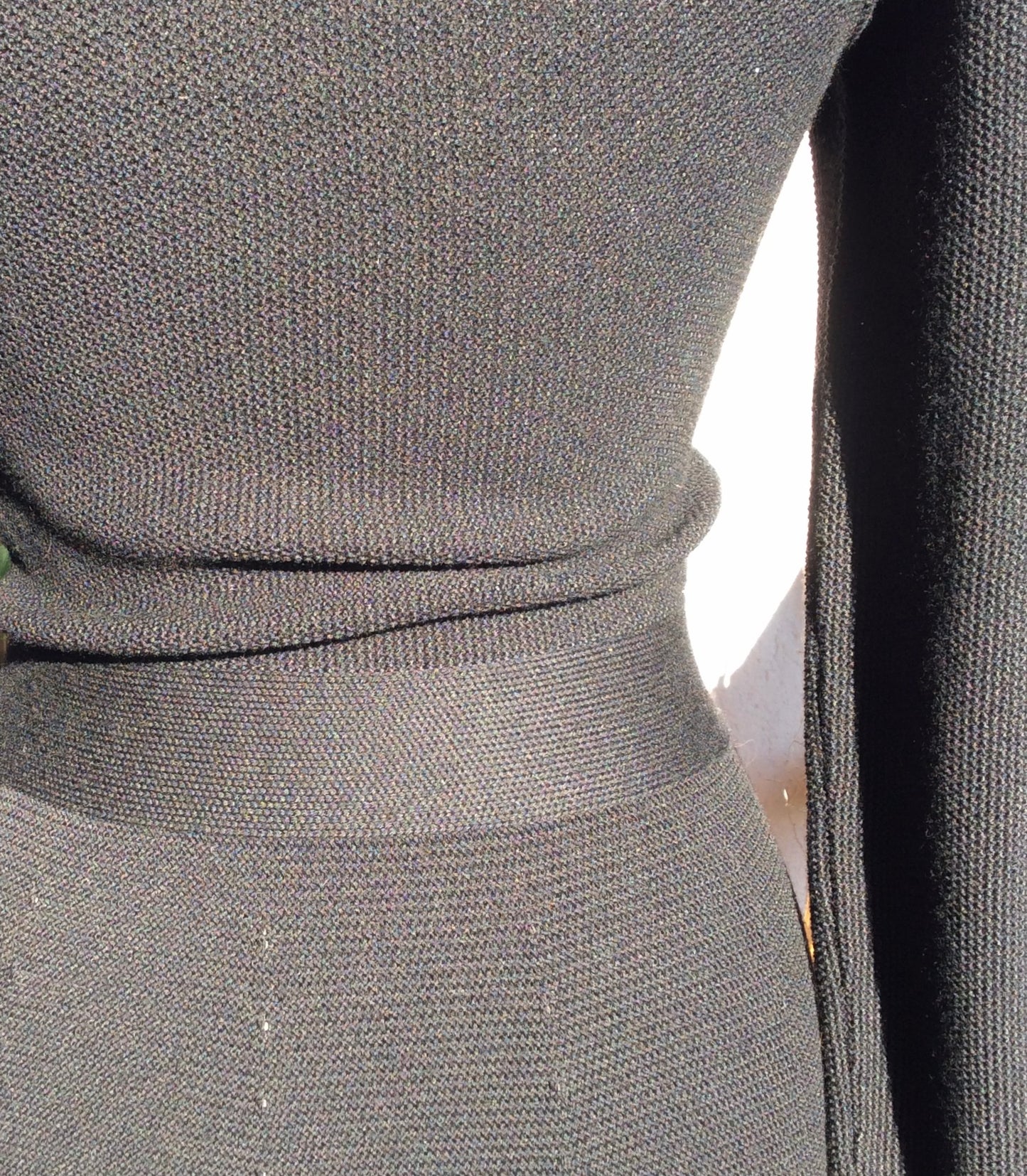 Robe noire CHRISTIAN DIOR