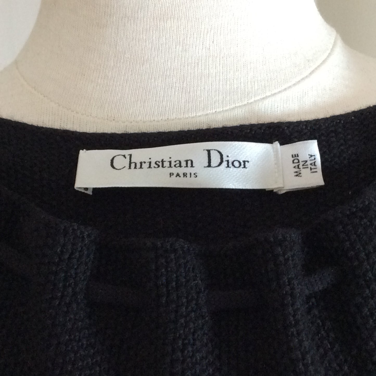 Robe noire CHRISTIAN DIOR