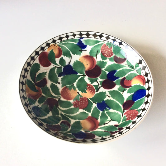Grand plat à fruits VILLEROY et BOCH. Années 30