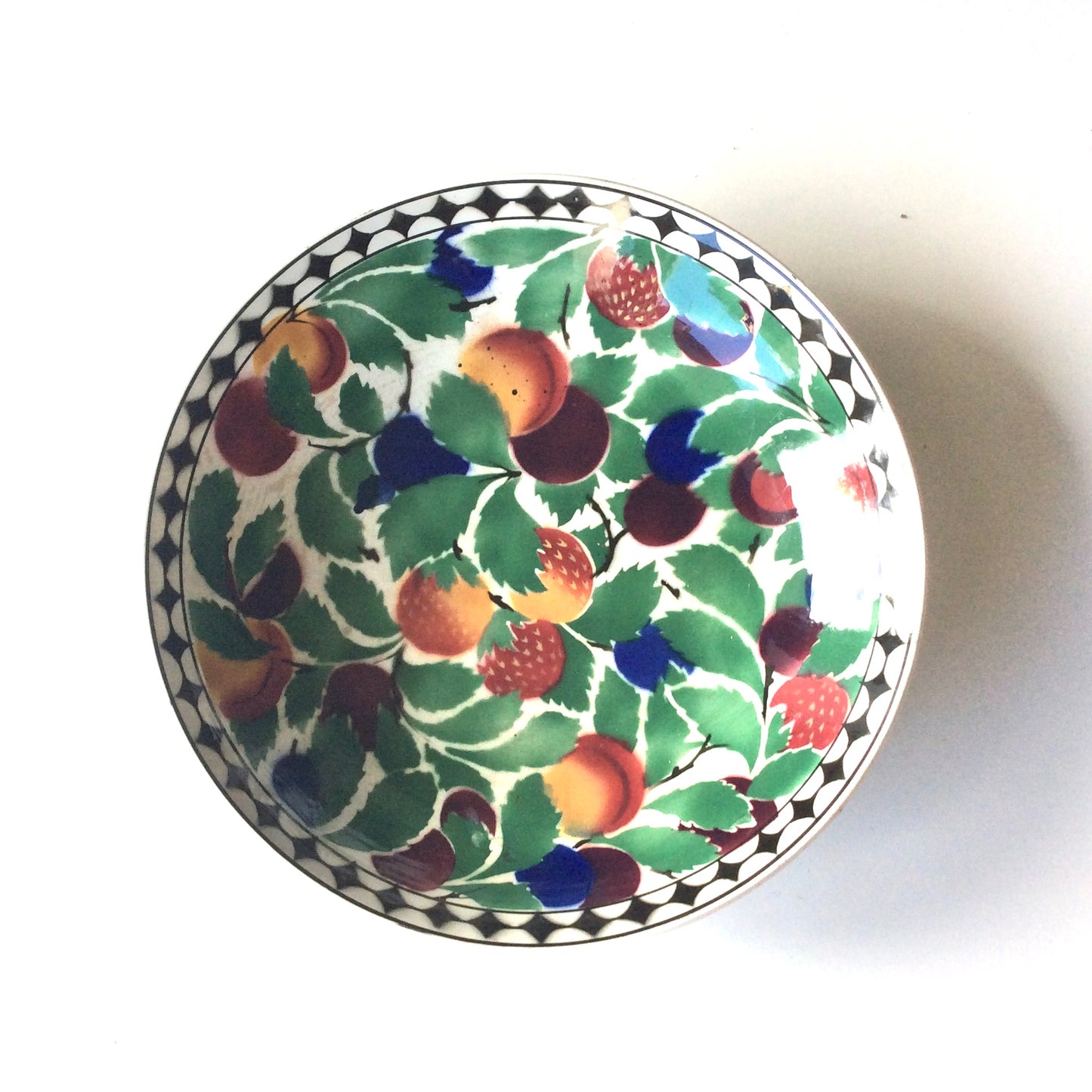 Grand plat à fruits VILLEROY et BOCH. Années 30