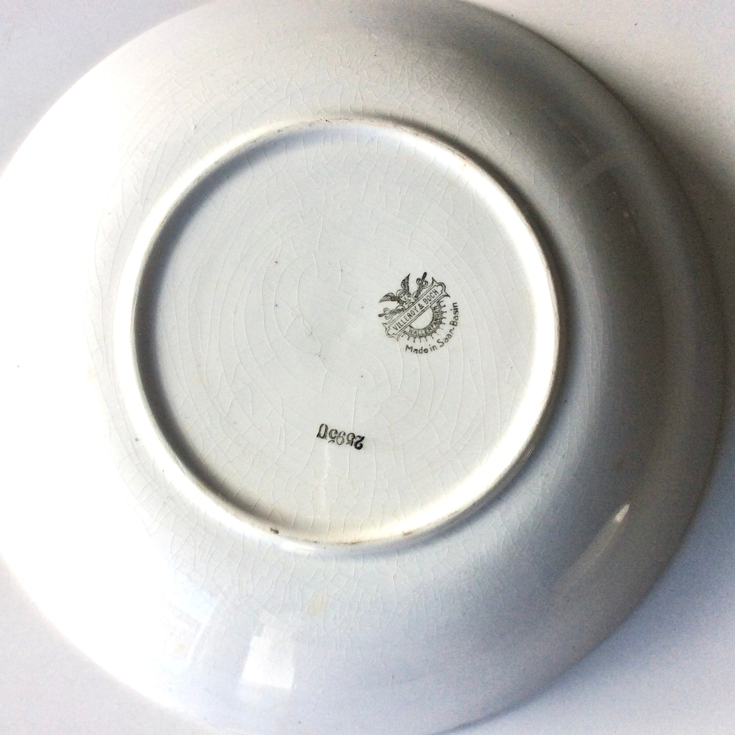 Grand plat à fruits VILLEROY et BOCH. Années 30