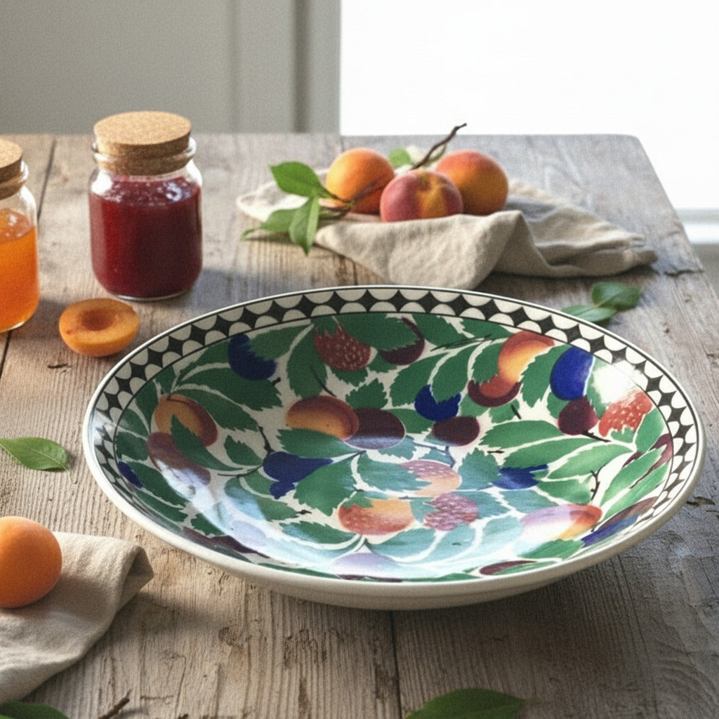 Grand plat à fruits VILLEROY et BOCH. Années 30