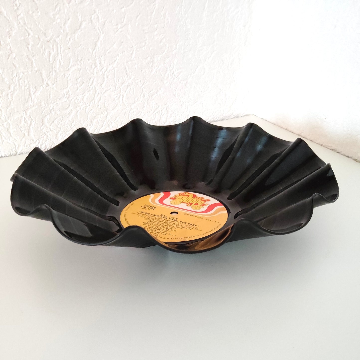 Corbeille disque vinyle, années 70