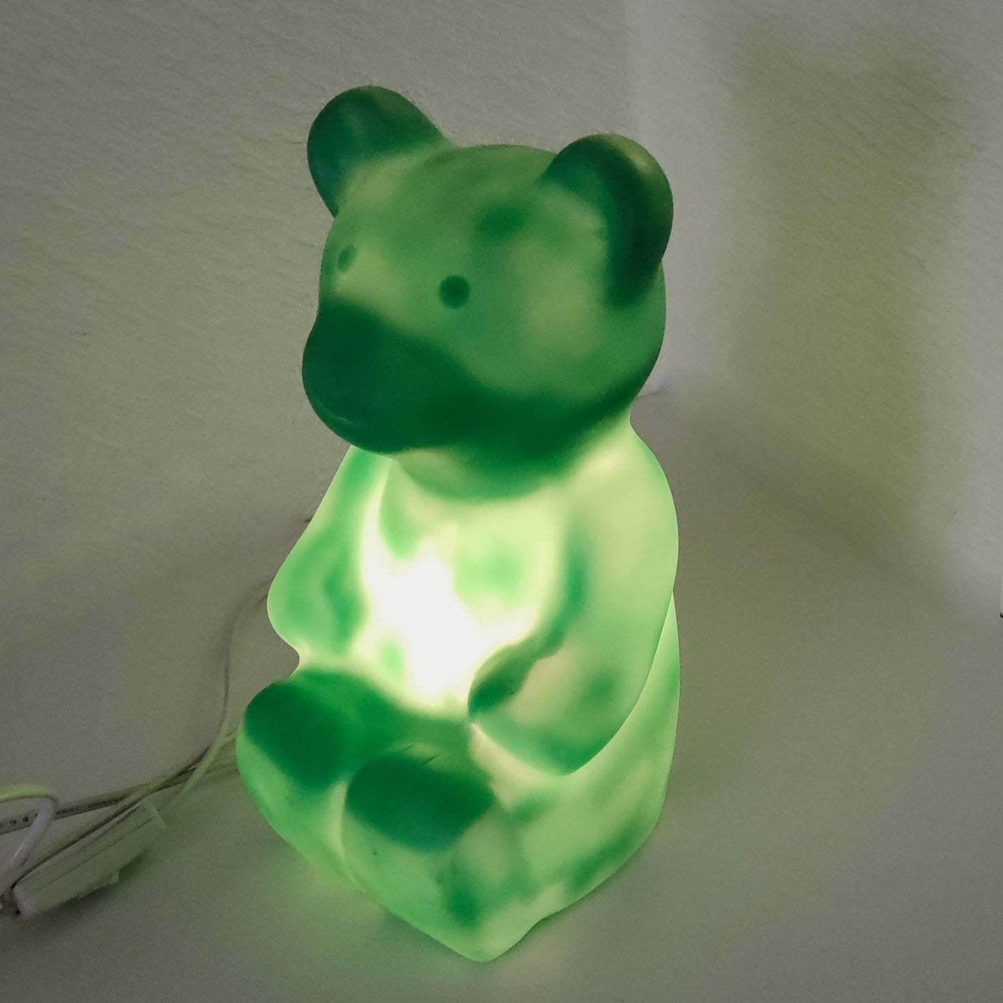 Lampe JELLY BEAR veilleuse ourson vert